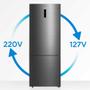 Imagem de Refrigerador Inverse Midea de 02 Portas Frost Free com 416 Litros Inox Bivolt - MDRB593FGD463