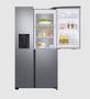 Imagem de Refrigerador samsung side by side rs65 com dispenser de água e gelo e flexzone 601l em inox 127v rs65r5691m9/az