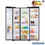 Imagem de Refrigerador Side by Side Family Samsung de 02 Portas Frost Free, 585 Litros, Painel Eletrônico, Inox e Preto - RS5