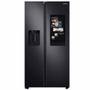 Imagem de Refrigerador Side by Side Family Samsung de 02 Portas Frost Free, 585 Litros, Painel Eletrônico, Inox e Preto - RS58T5561B1