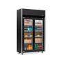 Imagem de Refrigerador Vertical Auto Serviço GEAS 2 Gelopar -  Preto 820L Iluminação  Led
