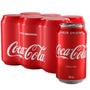 Imagem de Refrigerante Coca Cola  Lata 350Ml (6 Latas)