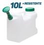 Imagem de Regador De Plástico Resistente Bico Com Rosca 10l Resistente