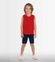 Imagem de Regata Básica Infantil Masculina Rovitex Kids Vermelho