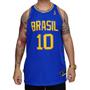 Imagem de Regata Basquete M10 Plus Size Brasil Azul 10