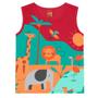 Imagem de Regata Bichos Infantil Masculina Kyly 1000348