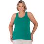 Imagem de Regata Com Alça Cavada Plus Size Lisa Casual