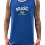 Imagem de Regata do Brasil Bordada Masculina - Azul Claro