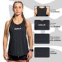 Imagem de Regata Dry fit Feminina Com Elastano Fitness Treino Academia Costas Nadador Versátil Leve Confortável Proteção Solar UV Original Gorilla