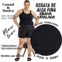 Imagem de Regata Feminina Alcinha Fina Canelada Confortável Primavera Verão Blusas Plus Size Oversized 3054A