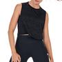 Imagem de Regata Feminina Alto Giro Cropped Mesh Preta - 243160