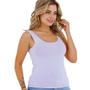 Imagem de Regata Feminina Blusa Viscose Lisa Básica Primavera Verão Slim 3020.C1