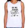 Imagem de Regata Feminina Do All Things With Love - Foca na Moda