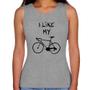 Imagem de Regata Feminina I Like My Bike - Foca na Moda