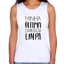 Imagem de Regata Feminina Minha última camiseta limpa - Foca na Moda