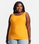 Imagem de Regata Feminina Plus Size Secret Glam Amarelo