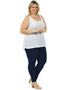 Imagem de Regata longa londres plus size fenomenal(sem elasticidade)