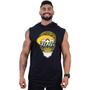 Imagem de Regata Longline com Touca Masculina MXD Conceito Crazy Skull