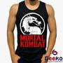 Imagem de Regata Mortal Kombat 100% Algodão Geeko