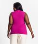 Imagem de Regata Plus Size Em Ribana Canelada Secret Glam Roxo