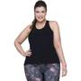 Imagem de Regata Selene Fitness Plus Size Feminina - Preto