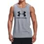 Imagem de Regata Under Armour Sportstyle Logo Tank Cinza e Preto - Masculino