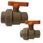 Imagem de Registro Esfera Com União Tigre Soldável 25mm 3/4 - 50mm 1 1/2 PVC Água