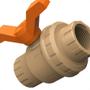 Imagem de Registro Esfera Pvc Com Uniao Roscavel Tigre 1''