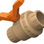 Imagem de Registro Esfera Pvc Com Uniao Soldavel Tigre 40Mm