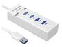 Imagem de Régua Hub Usb 3.0 4 Portas Com Chave 5 Gbps