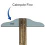 Imagem de Régua T de Madeira 80cm Trident Cabeçote Fixo - Mod. 5108