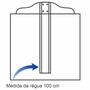 Imagem de Régua T Fenólica Trident com Borda Acrílica 100 cm - 5510