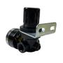 Imagem de Regulador de Pressão de Ar Mini 1/4" Preto com Manômetro