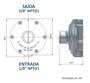 Imagem de Regulador Gás Aliança 506/03 Az 7kg/h Estagio Unico