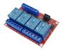 Imagem de Rele 12V 4 Canais Modulo Para Arduino Nodemcu Esp8266 Automação