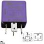 Imagem de Relé Auxiliar 12V 40A Terminais Invertidos Com Resistor Chevrolet