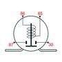 Imagem de Relé Auxiliar de 12V Uso Contínuo com 4 Bornes 100A - DNI 8189