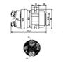 Imagem de Relé Solenoide Partida Universal 24V 200A ZM 404