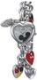 Imagem de Relógio Accutime Disney Mickey Mouse Charm Bracelet prateado