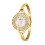 Imagem de Relógio analógico bracelete dourado com cristais 650048