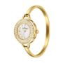 Imagem de Relógio analógico bracelete dourado com cristais 650048