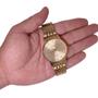 Imagem de Relógio Atlantis Analógico Dourado Gold Resistente à Água