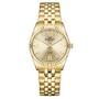 Imagem de Relógio Backer Feminino Ref: 10311145F Ch Clássico Dourado