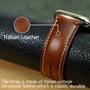 Imagem de Relógio Band Gomvadr Vintage Leather para Apple 38-49 mm bronzeado