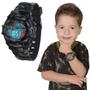 Imagem de Relógio Camuflado Infantil Xinjia com Cronometro Resistente a Água XJ861