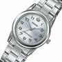 Imagem de Relógio casio feminino prateado collection ltp-v001d-7budf
