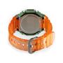 Imagem de Relógio CASIO G-SHOCK verde laranja anadigi GA-2100HC-4ADR