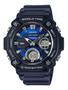 Imagem de Relógio Casio Masculino Anadigi Azul World Time Redondo Esportivo Aeq-120w-2avdf