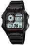 Imagem de Relógio casio masculino hora mundial quadrado ae-1200wh-1avdf