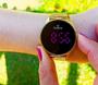Imagem de Relógio Champion Feminino Dourado Digital Led Rosa Original A Prova D'água NF 133H